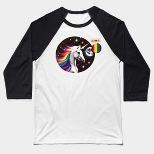 Unicorn Rainbow Baseball T-Shirt